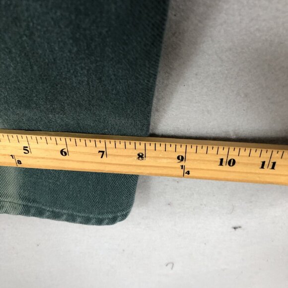 Vintage Jewells Classic Bottoms Jeans Juniors 13 Green Faded Bareback Riding - Picture 6 of 16